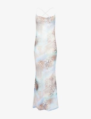 Oceana Backless Mesh Maxi Dress by GRACEJACOB
