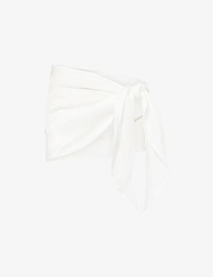 Rain Shimmer Woven Sarong by GRACEJACOB