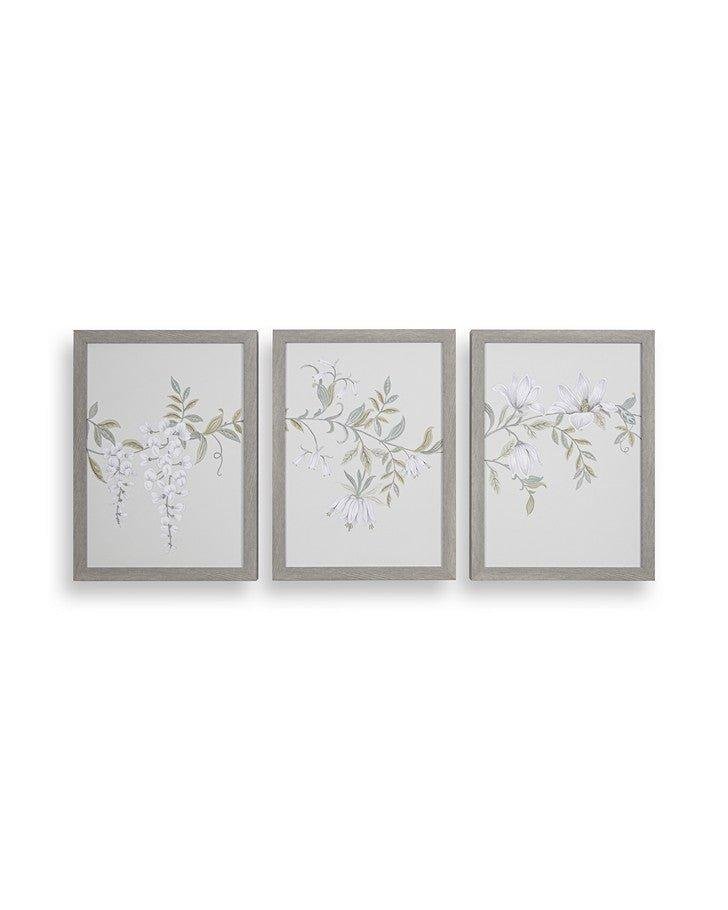 Parterre Framed Canvas Wall Art Set of 3 by GRAHAM&BROWN