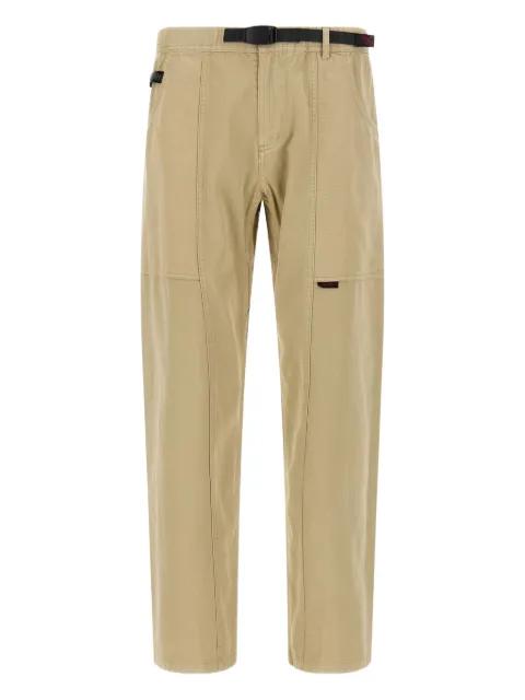 Gadget elastic-waistband twill trousers by GRAMICCI