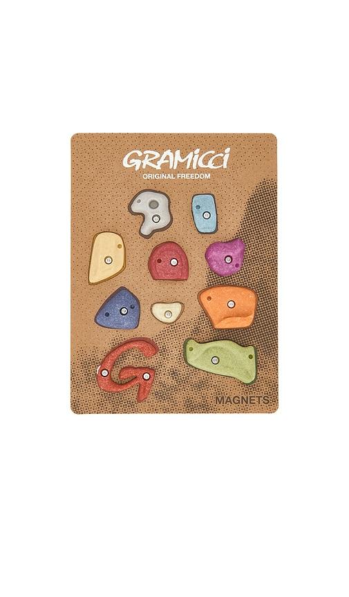 Gramicci Climbing Holds Magnets in Red,Green by GRAMICCI