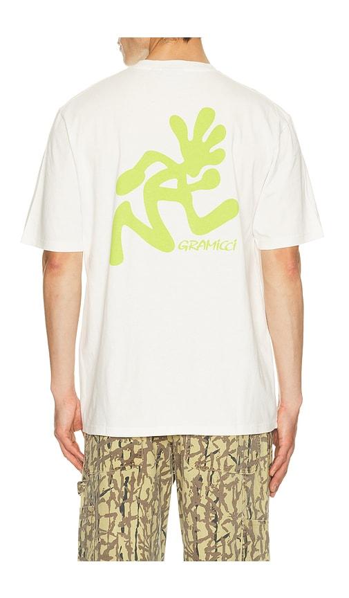 Gramicci Running Man Tee in White by GRAMICCI