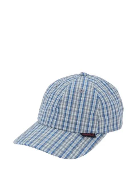 Millwood gingham-check cap by GRAMICCI