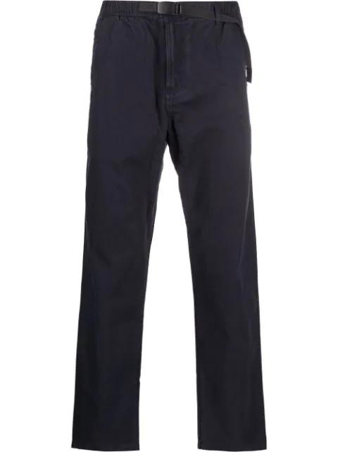 belted-waist straight-leg trousers by GRAMICCI