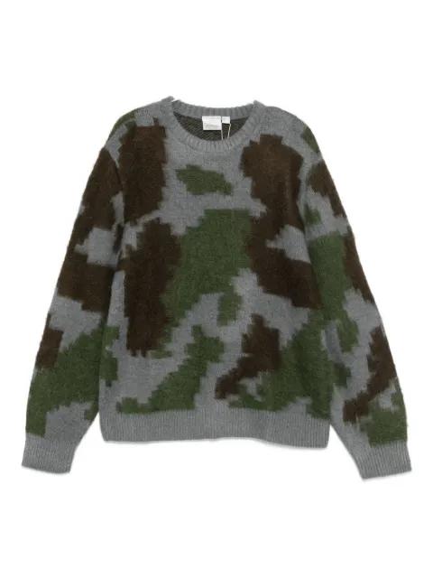 camouflage-pattern sweater by GRAMICCI