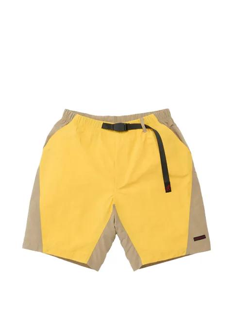 colour-block belted shorts by GRAMICCI