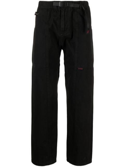 logo-patch straight-leg trousers by GRAMICCI