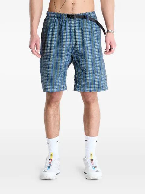 seersucker plaid shorts by GRAMICCI