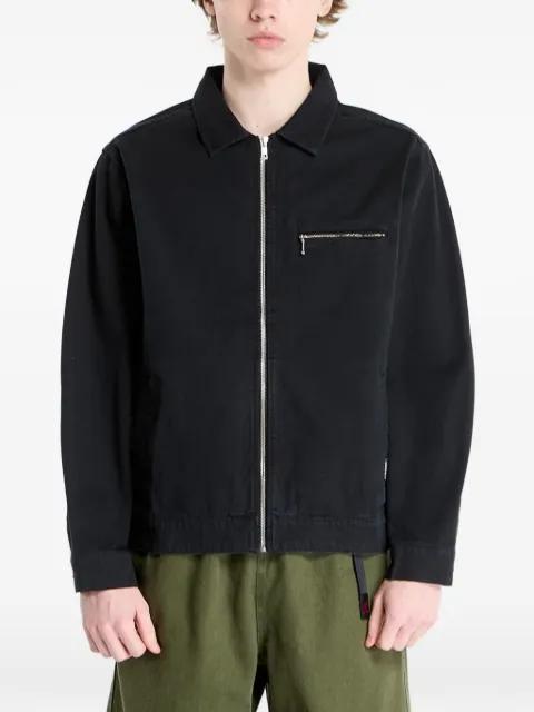 zip-up canvas jacket by GRAMICCI