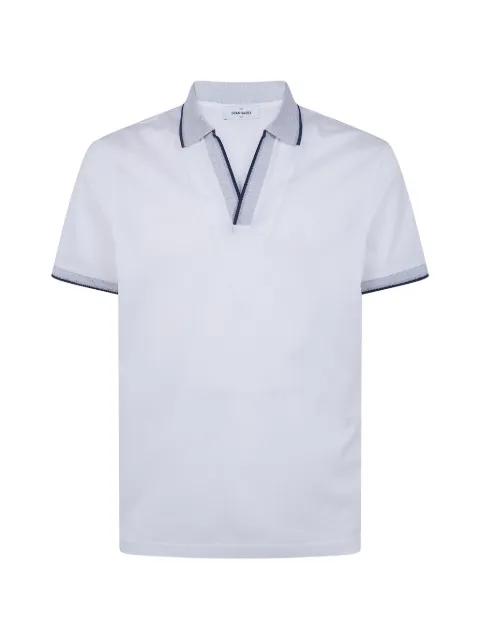 V-neck collared T-shirt by GRAN SASSO