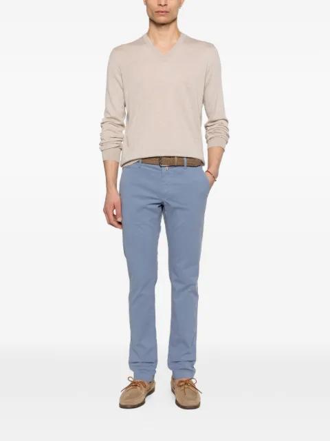 V-neck long-sleeve sweater by GRAN SASSO