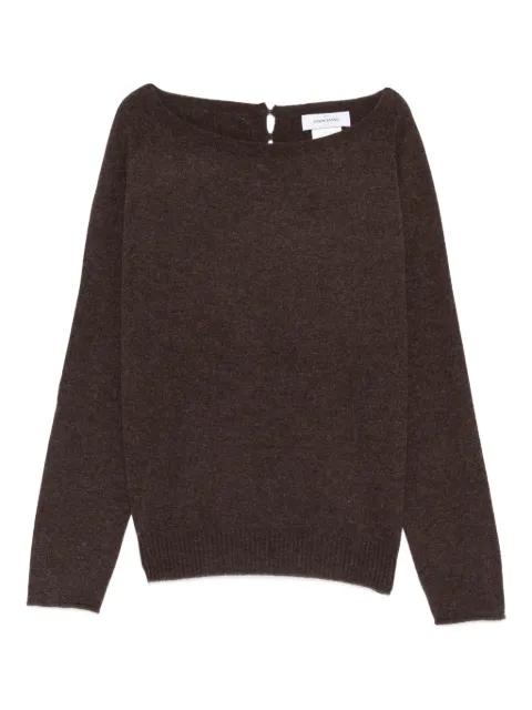 boat-neck top by GRAN SASSO