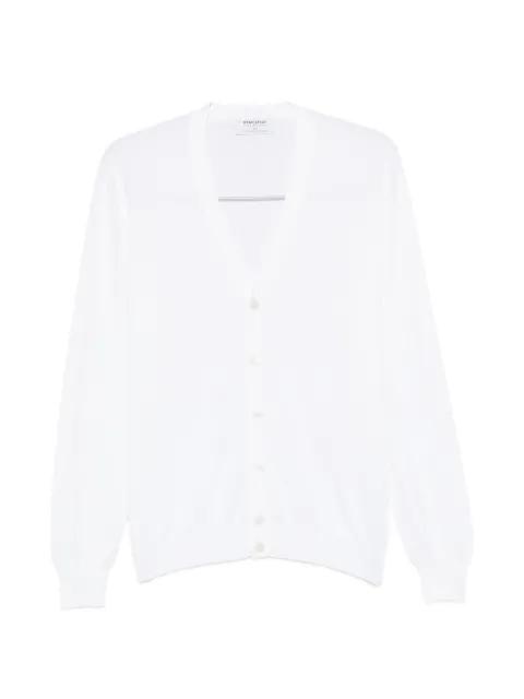 button-fastening V-neck cardigan by GRAN SASSO
