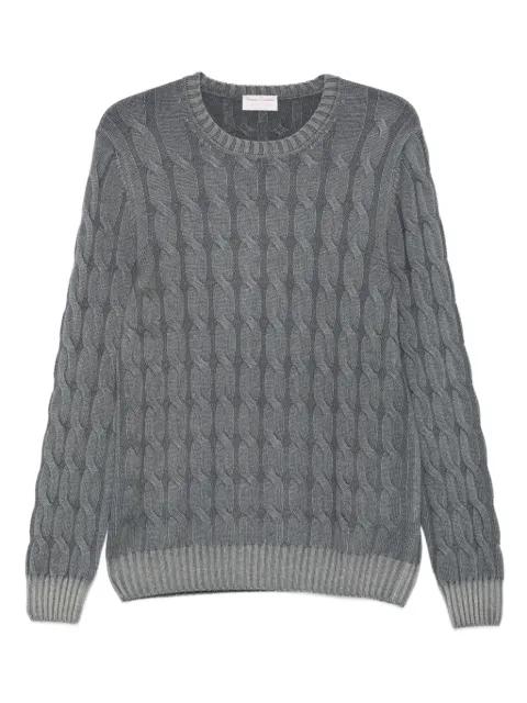 cable-knit crew-neck sweater by GRAN SASSO
