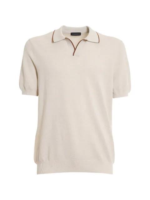 collared knit T-shirt by GRAN SASSO
