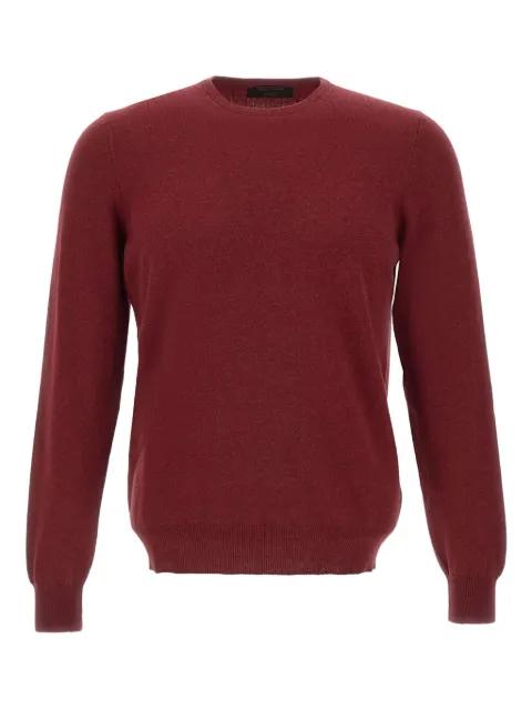 crew-neck ribbed-trims sweater by GRAN SASSO