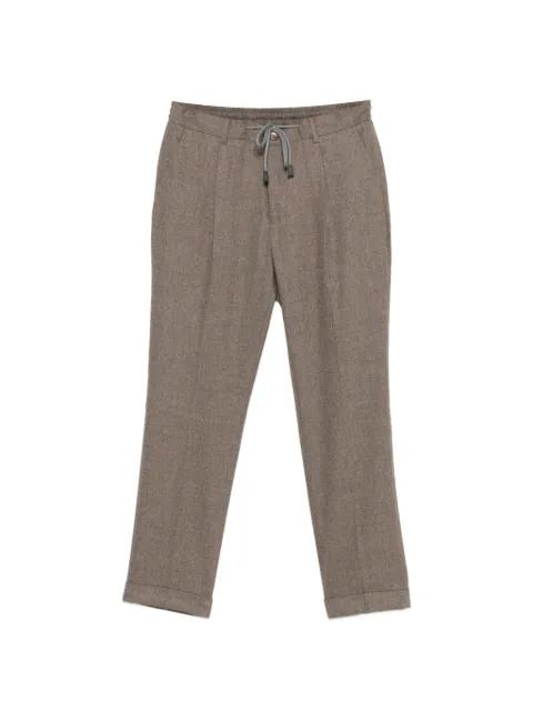 drawstring cuffed trousers by GRAN SASSO