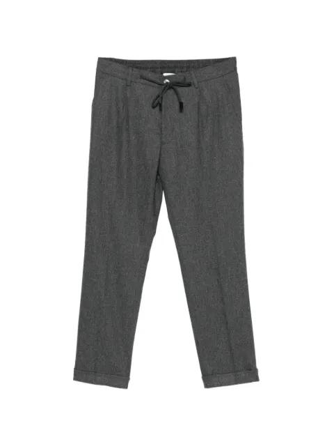 drawstring cuffed trousers by GRAN SASSO