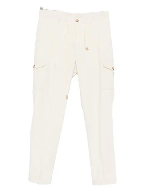 drawstring-waist cargo pants by GRAN SASSO