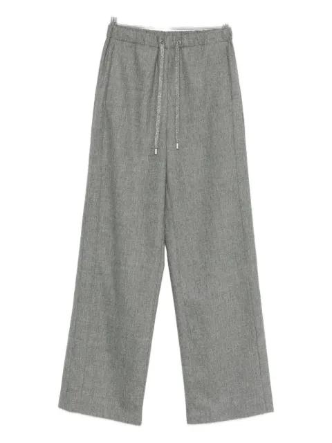 drawstring-waist trousers by GRAN SASSO