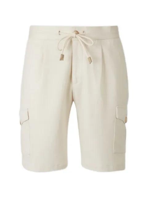 flap-pockets drawstring shorts by GRAN SASSO