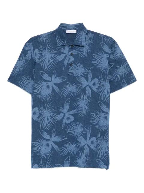 floral-print polo shirt by GRAN SASSO