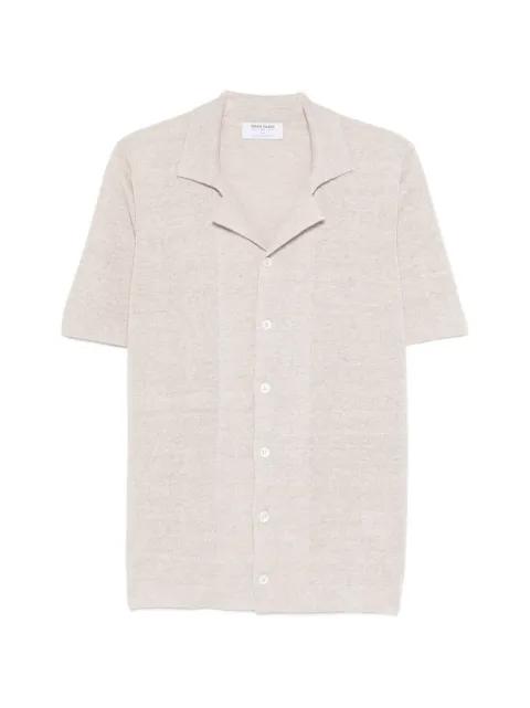 half-button short-sleeve shirt by GRAN SASSO