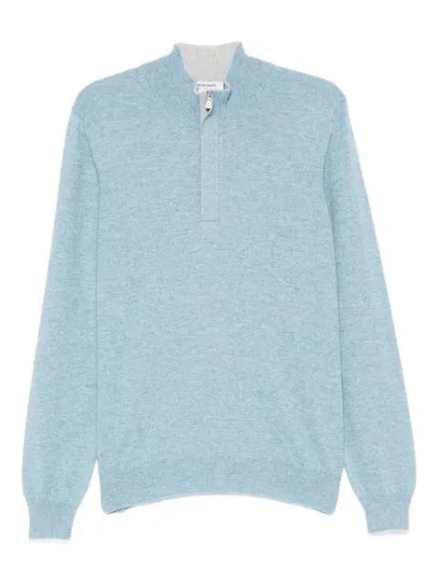 half-zip sweater by GRAN SASSO