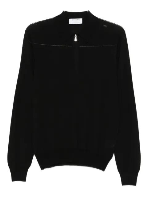 half-zip wool sweater by GRAN SASSO
