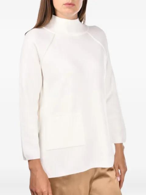 high-neck pocket sweater by GRAN SASSO