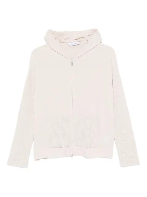 hoodied zip knitwear by GRAN SASSO