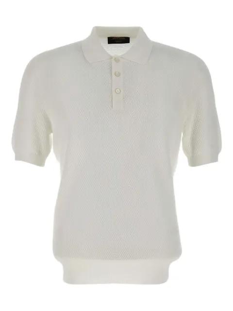 knitted short-sleeve polo shirt by GRAN SASSO