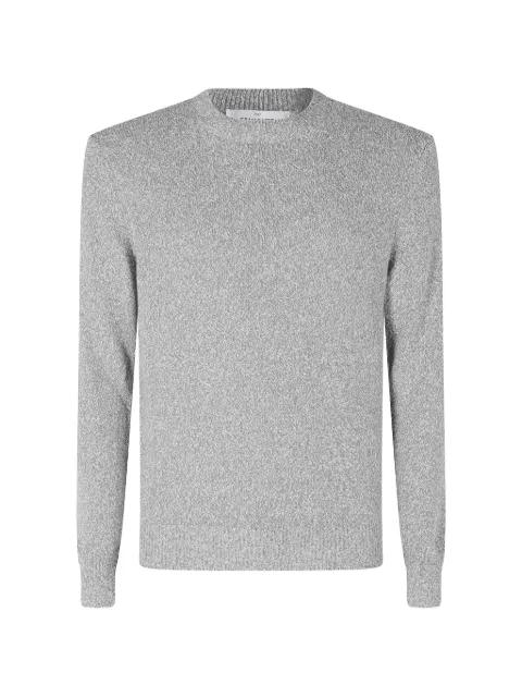 marl-knit crew-neck sweater by GRAN SASSO