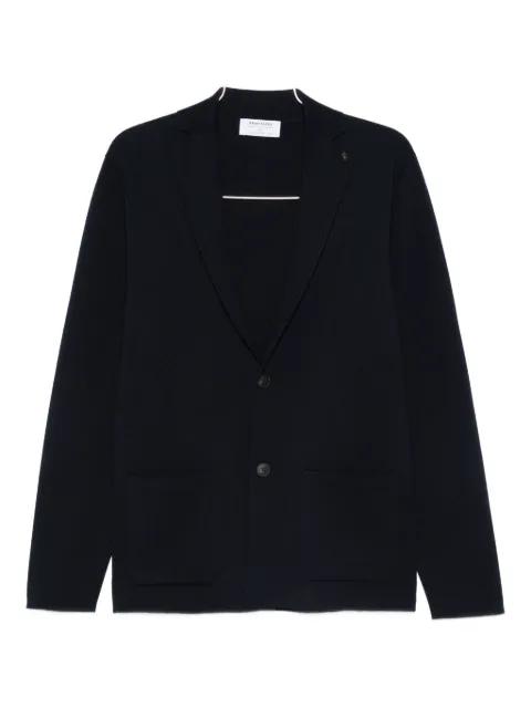 notched-lapels cardigan by GRAN SASSO