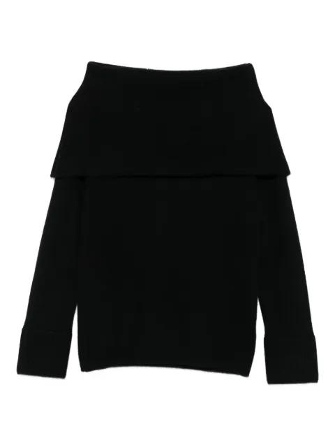 off-shoulder sweater by GRAN SASSO