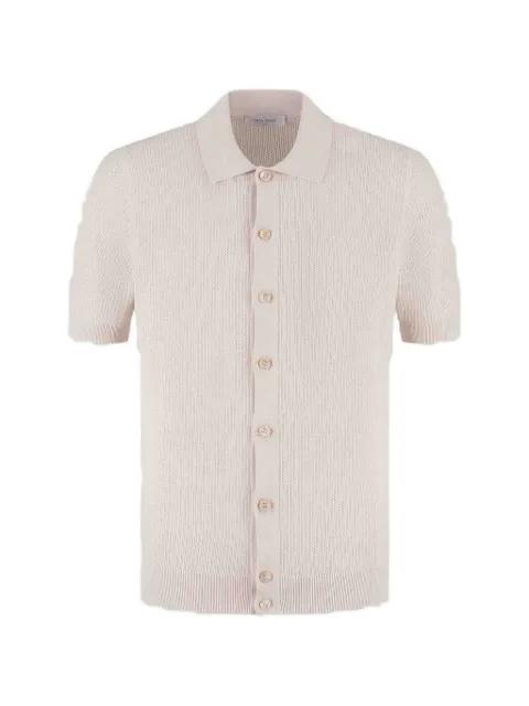 open-knit short-sleeve shirt by GRAN SASSO