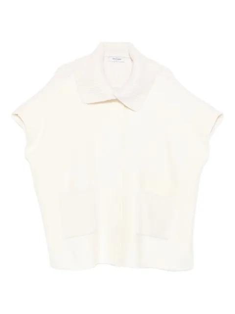 ribbed-collar jacket by GRAN SASSO