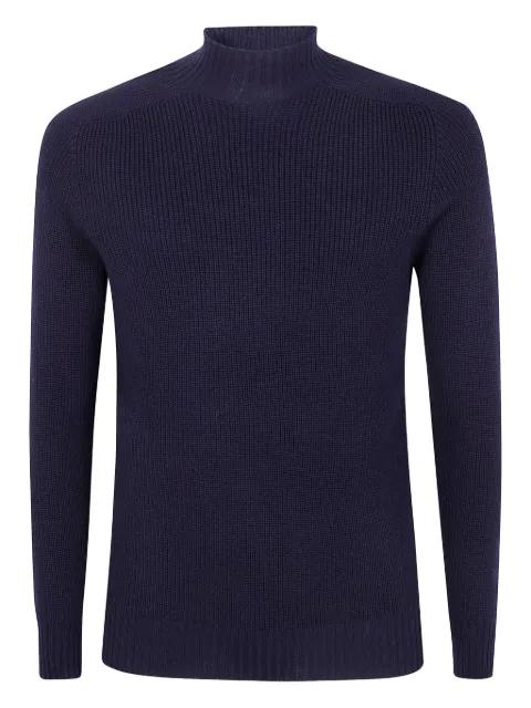 ribbed high-neck sweater by GRAN SASSO