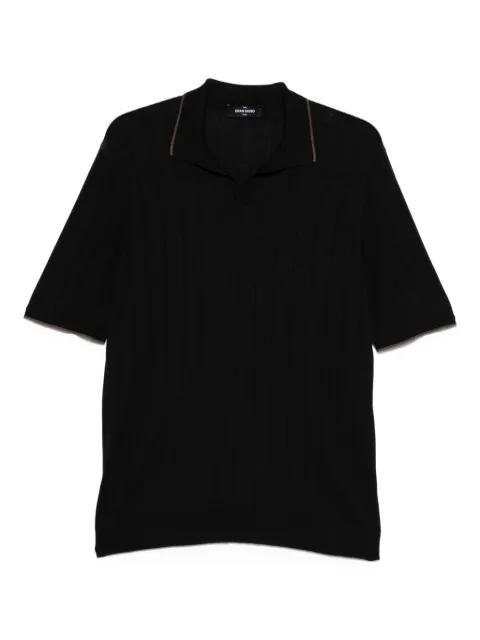 ribbed polo T-shirt by GRAN SASSO