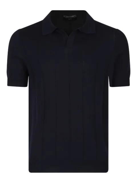 ribbed polo shirt by GRAN SASSO