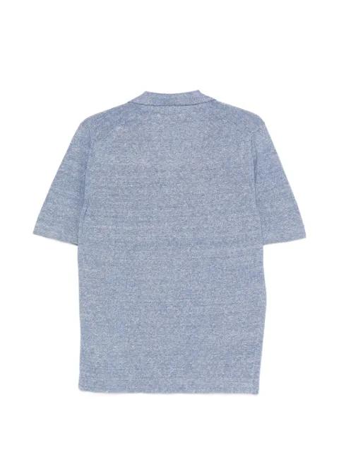 short-sleeve button-down polo shirt by GRAN SASSO