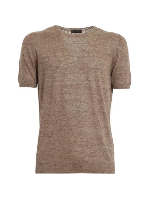 short-sleeve crew-neck top by GRAN SASSO