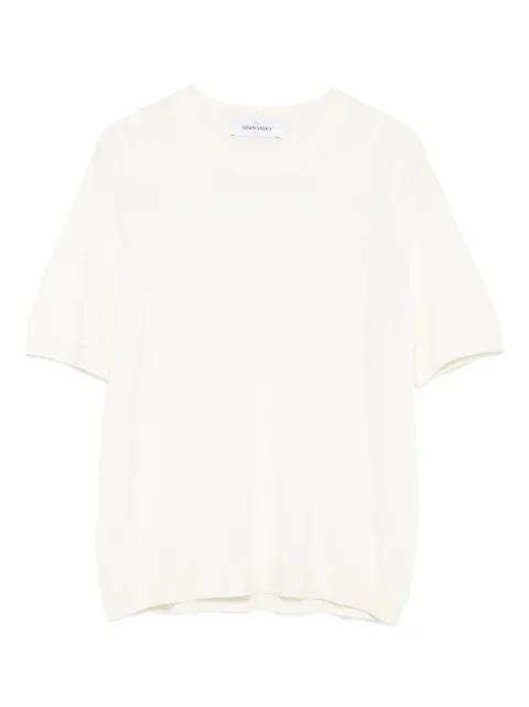short-sleeve knit top by GRAN SASSO