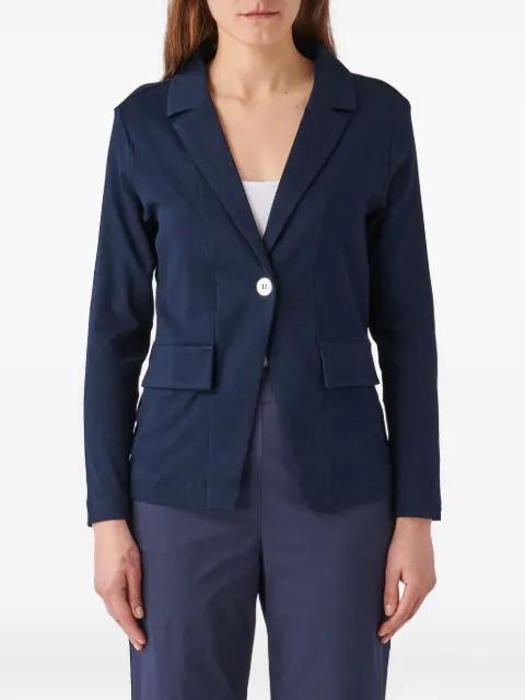 single-button notched-lapel jacket by GRAN SASSO