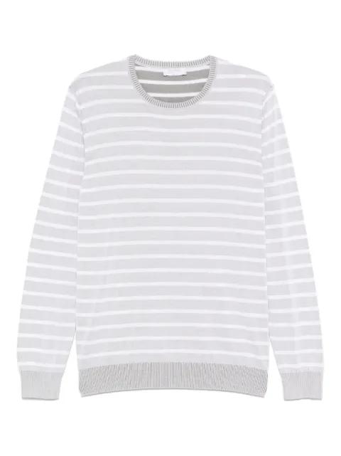 striped cotton sweater by GRAN SASSO