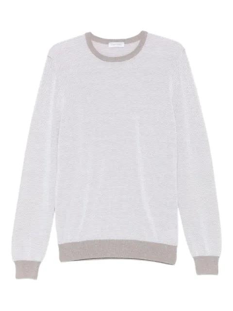 textured cotton sweater by GRAN SASSO