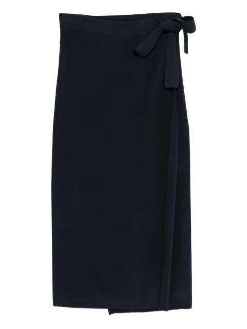 tie-waist skirt by GRAN SASSO