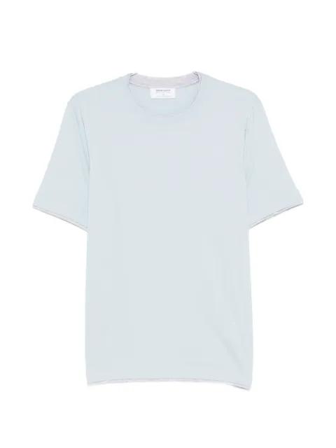 trim-detail T-shirt by GRAN SASSO