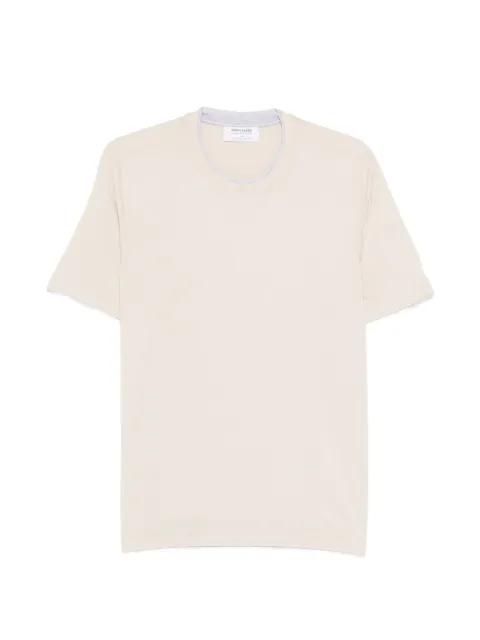 trim-detail T-shirt by GRAN SASSO
