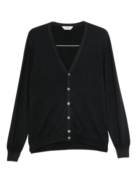 v-neck button cardigan by GRAN SASSO